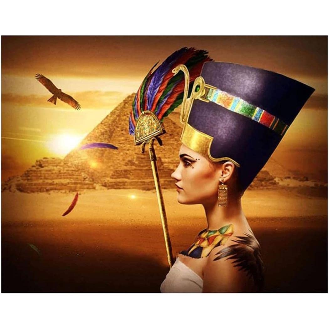 YSCOLOR Egypt Beauty Diamond Painting Kit - 5D Round Full Drill 30x40cm DIY Art - View #4