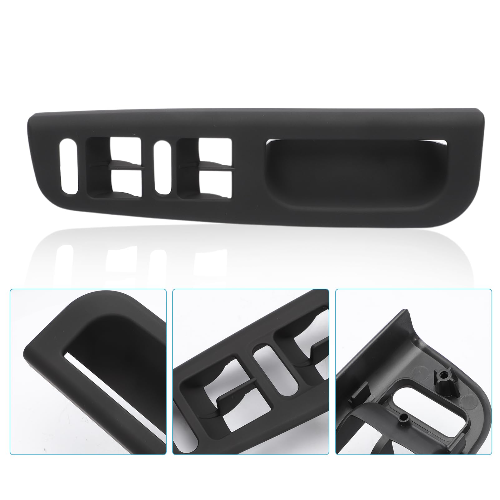 Pannello della maniglia della porta della copertura del regolatore della finestra Set di 5 interni compatibili con Passat Bora Golf IV Jetta