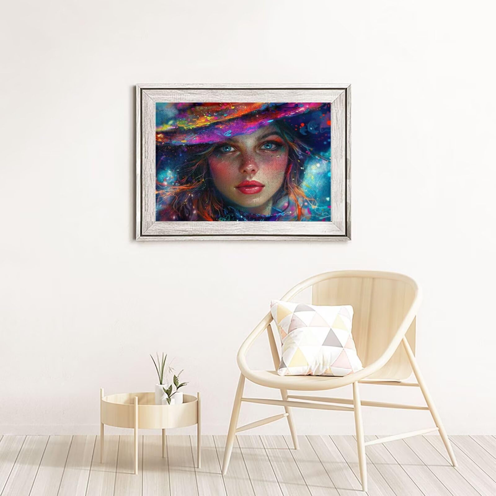 Kobiety Puzzle 5000 Pieces Dream Puzzle Adult Początkujący z pudełkiem prezentowym, DIY Interaktywne puzzle Rodzinna wymagająca gra, Relief Stres Home Wall Room Decor Art Prezent dla mężczyzn 100 x