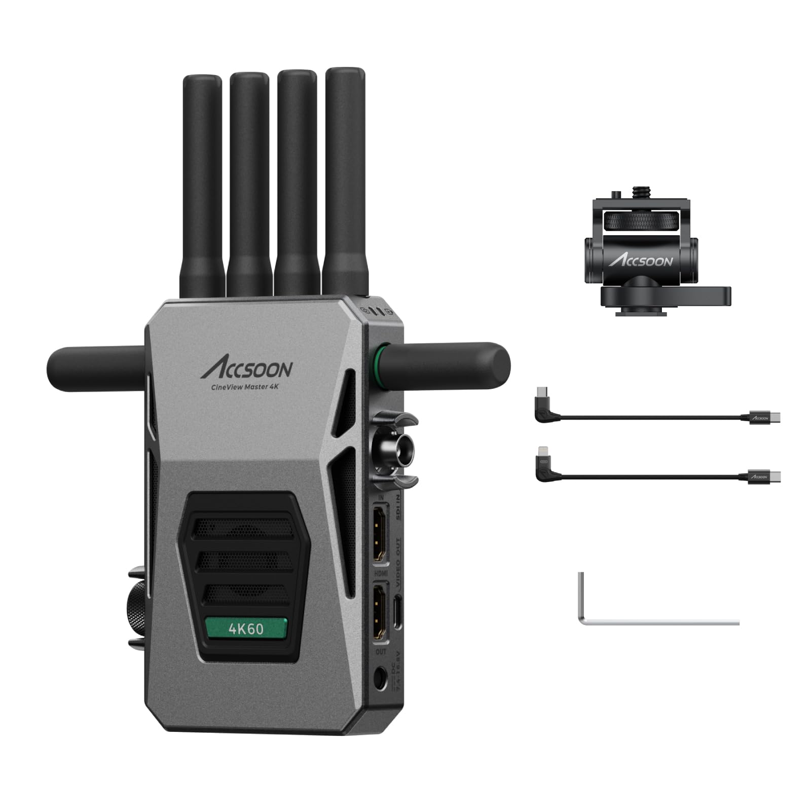 Trasmettitore CineView Master 4K - Trasmettitore video TX wireless con HDMI e SDI