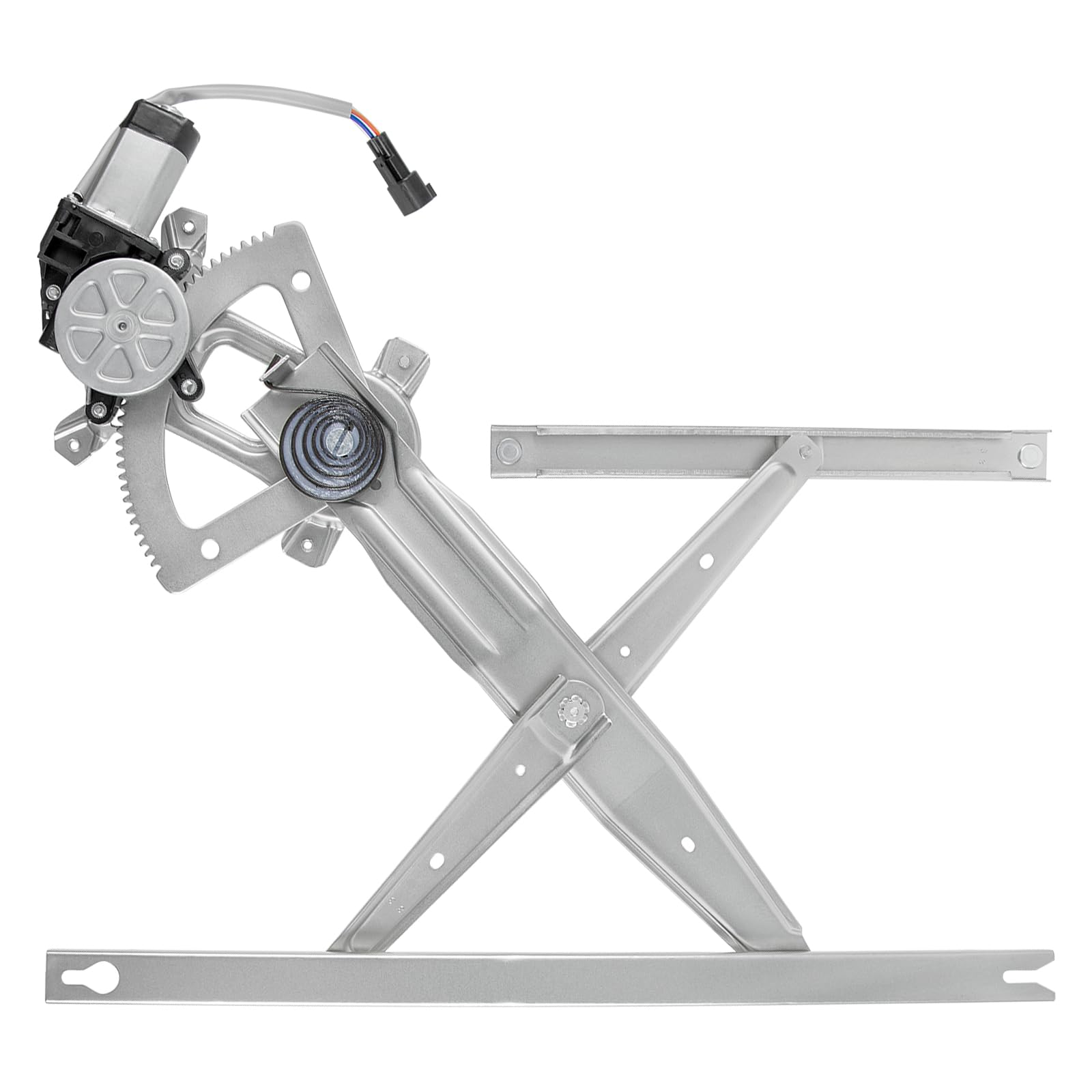 Obaee 748-213 Front Right Passenger Side Power Window Regulator with Motor, Compatible with Ford F-250 F-350 Super Duty 1999-2012/ F-450 F-550 Super Duty 1999-2003/ Excursion 2000-2005