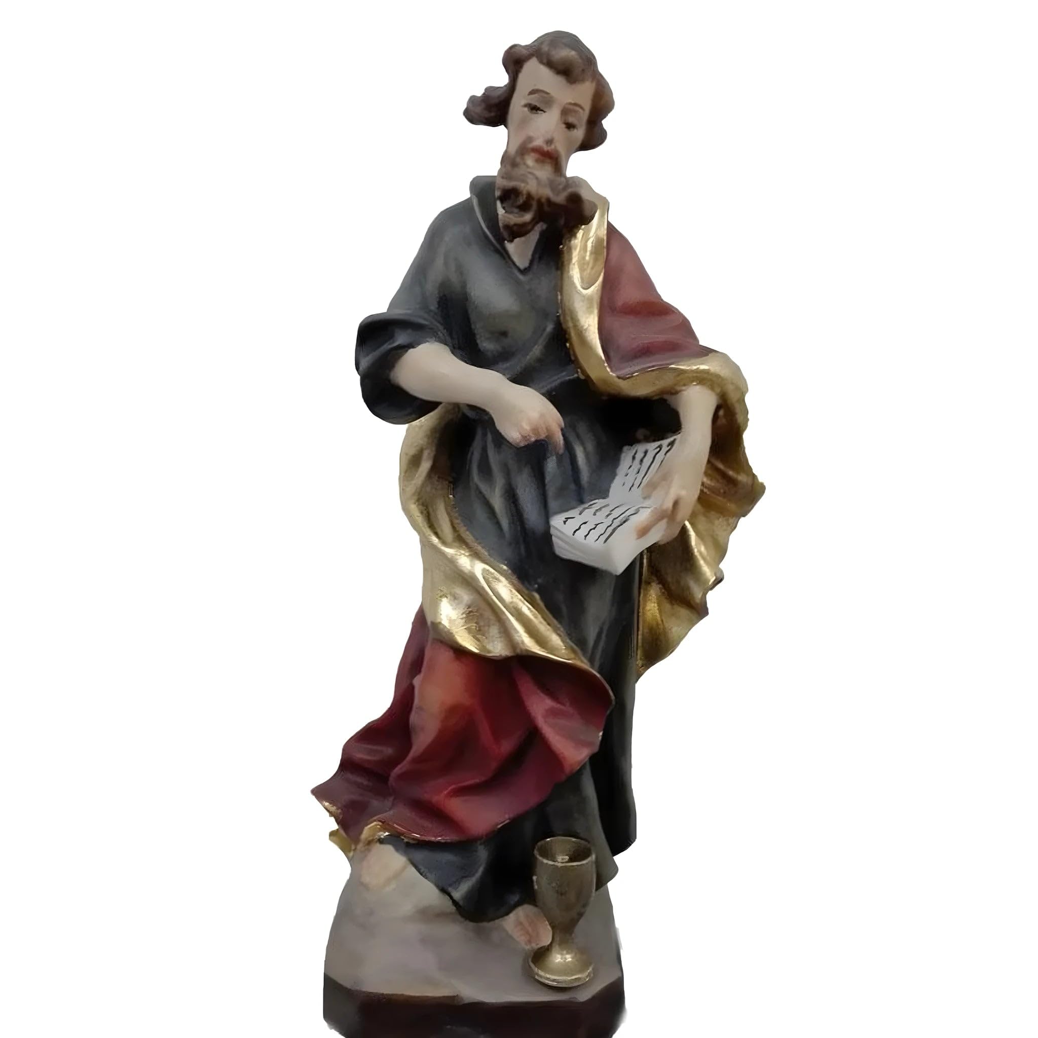 Wooden Statue of John the Apostle by Dolfi