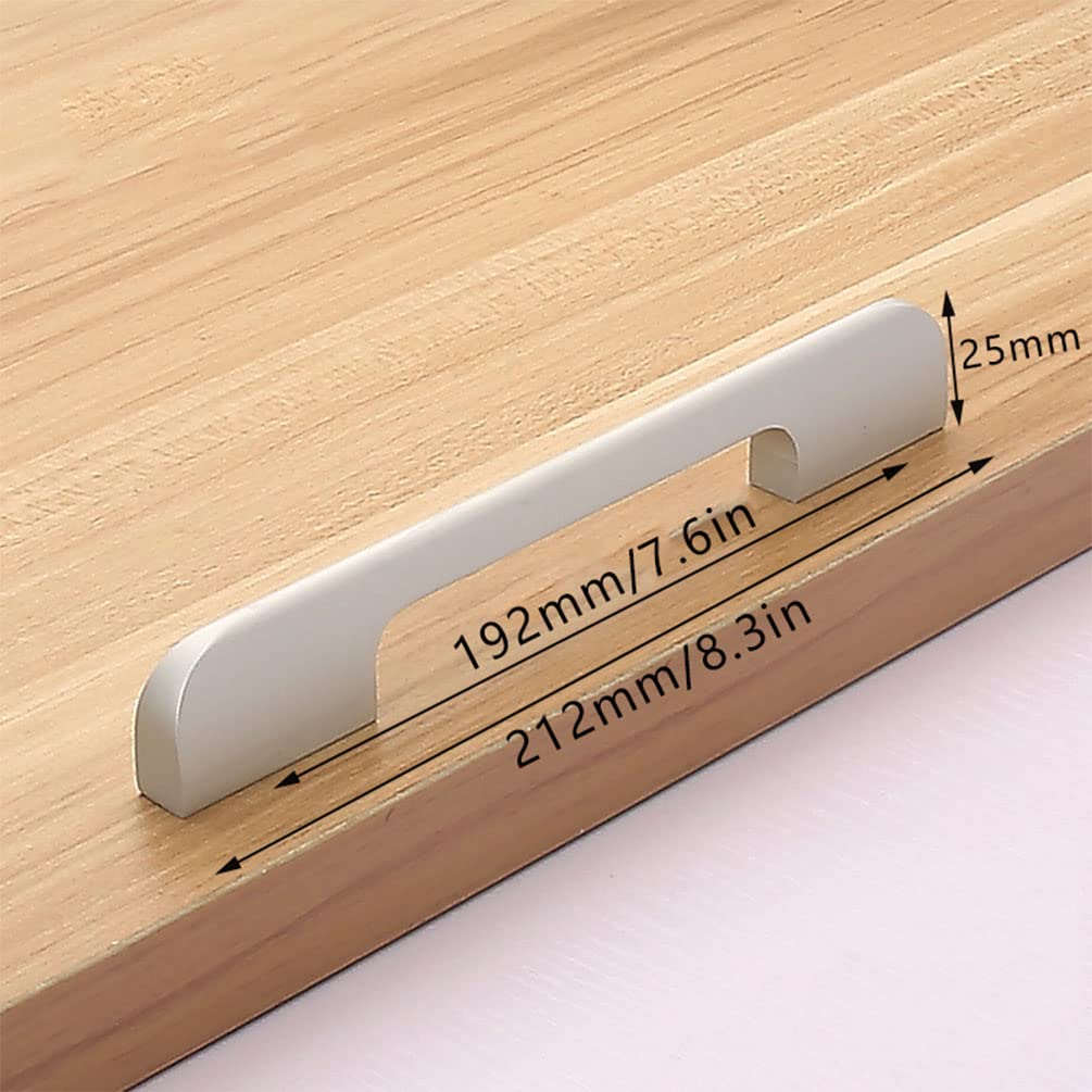goldenwarm 2 stuks verborgen kastgrepen, meubelgrepen, 128 mm, keukengrepen, kastgrepen, wit, handgrepen voor keukenkasten, meubels, aluminium deurgrepen, keuken