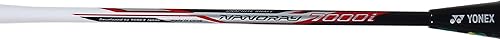 Miniatura 4 de YONEX  Raqueta de badminton, serie Nanoray, con cubierta completa, preencordada de alta tensión.