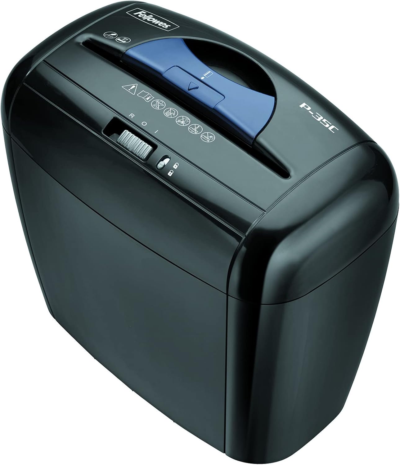 Fellowes Powershred P-35C 5-Sheet Cross-Cut paper and Credit Card Shredder with Safety Lock (3213501)