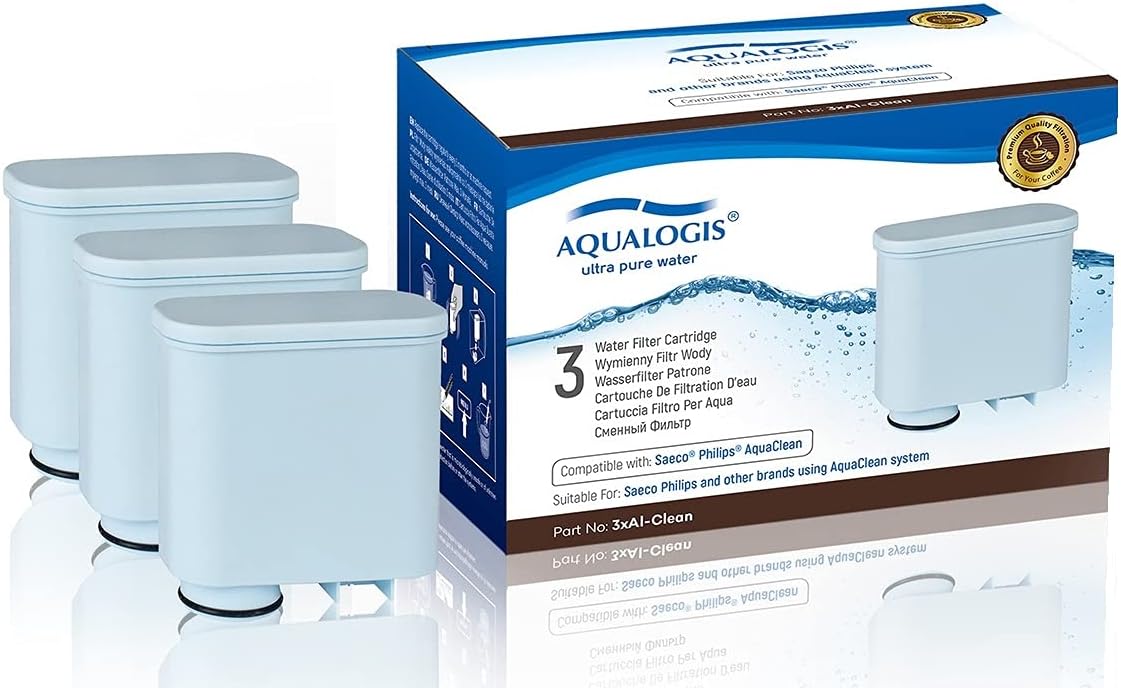Aqualogis AL-Clean Compatible Wate Filter With Philips Saeco Coffee Machine AquaClean CA6903/00 CA6903/10 CA6707 (3 Pack)