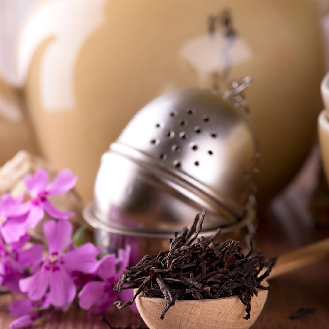 Pinzas De Té Huevo De Acero Inoxidable - Infusor Redondo Con Cuchara Para Preparar Té Fácilmente