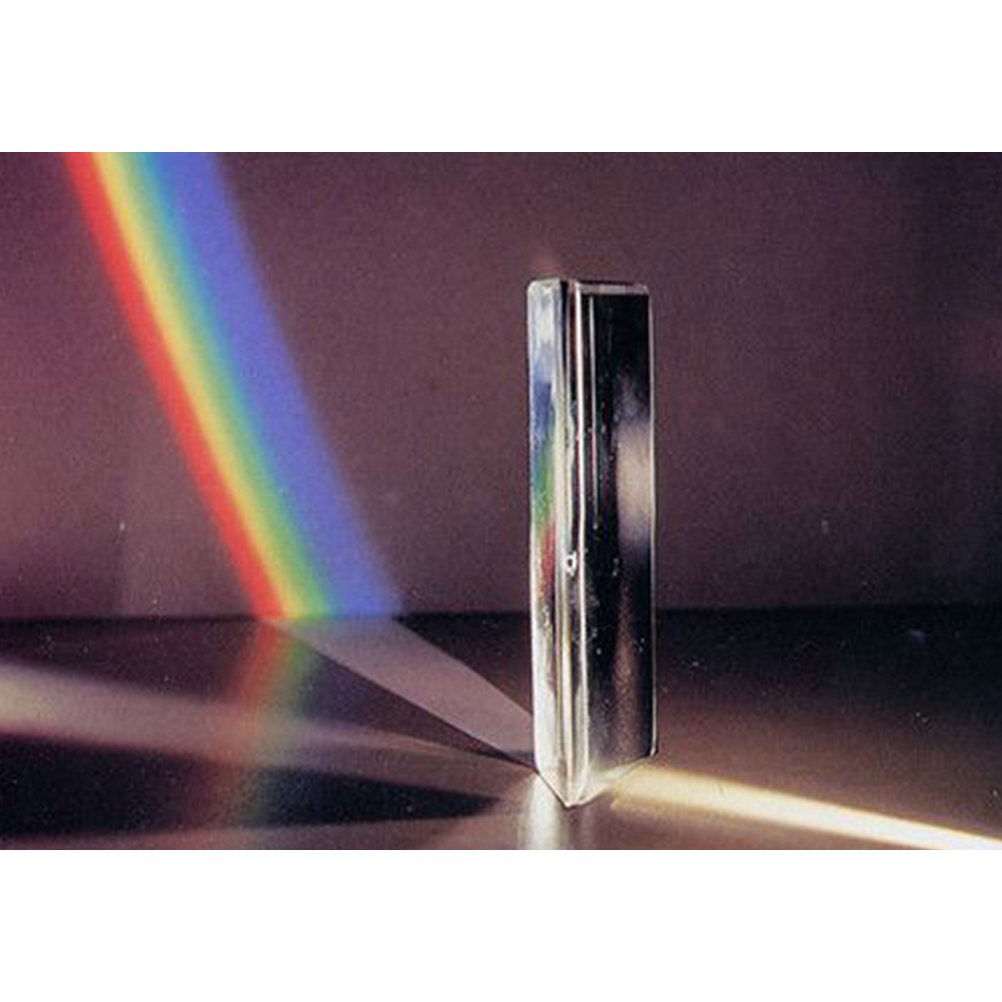 Buy kuou Optical Glass Prism, 10cm Crystal Triangular Prism Refractor