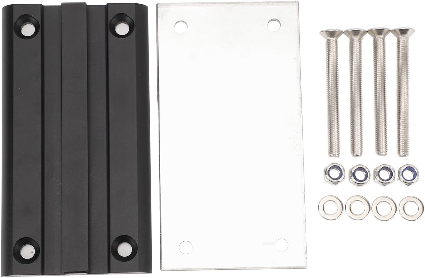 Asixxsix Table Leg Bracket, Space Saving Removable Aluminum Alloy Leg Mounting Plates, Furniture Hardware with Mounting Hardware for RV Caravan Campervan Boat Yacht