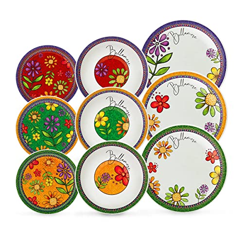 Egan Set 18 piatti Bellamore (6 Fondi 6 Piani 6 Dessert)