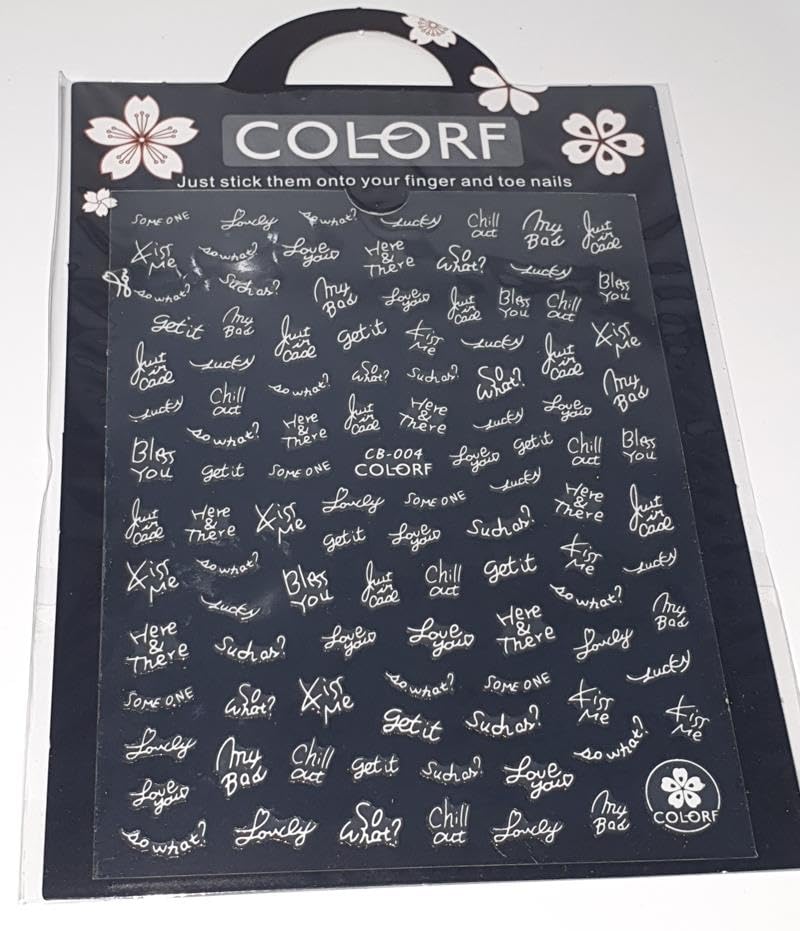 Dekoratif Tırnak Süsleme Stickerı