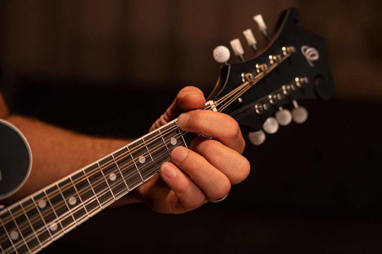 Ortega Guitars Mandoline Style F Électro-Acoustique Série Americana Épicéa/Érable Marron RMFE30-WB