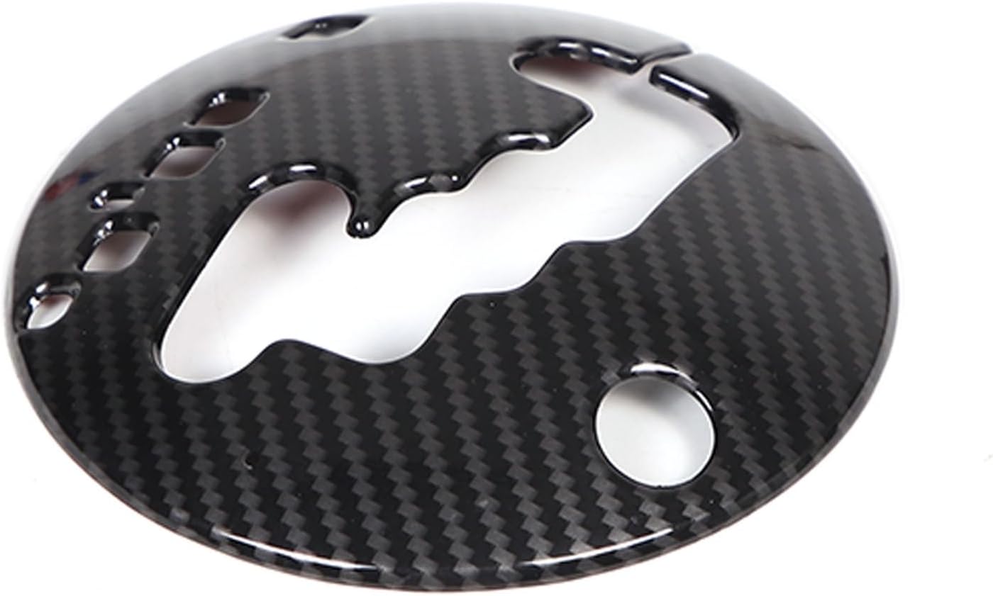 Gear Shift Frame Cover Trim Compatible with Fiat 500 2011-2023 ABS Control Gear Box Shift Knob Panel Frame Cover Sticker Decorative Accessories