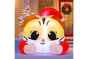 GOOSH Christmas Cat Inflatables Outdoor Decoration