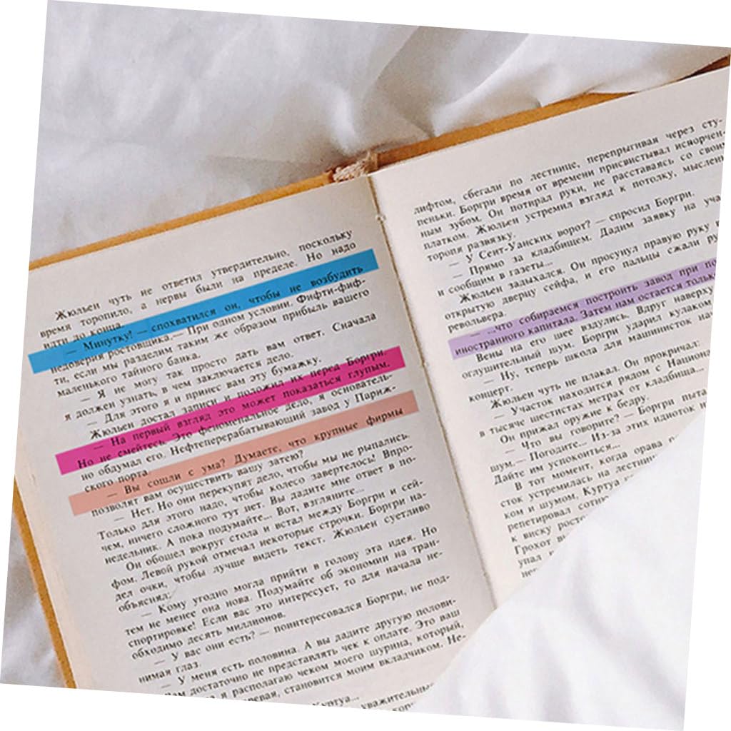Operitacx Sets Bunte Marker Niedliches Briefpapier To Do Pad Pastellfarbener Notizblock Haftnotizen Etiketten Mit Stiften Notizaufkleber Lesezeichen Transparente Aufkleber Seitenmarker