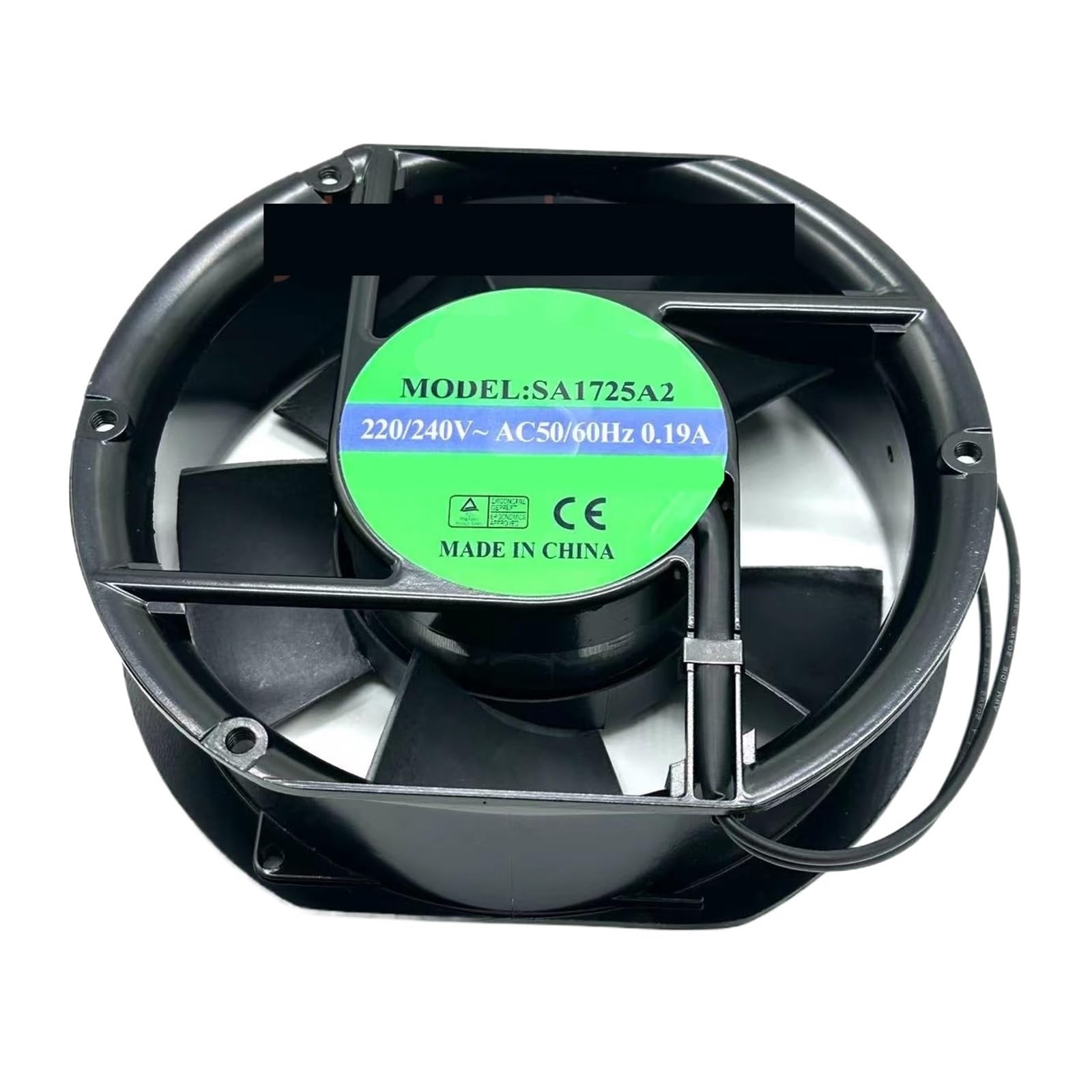 TPKMVGAP SA1725A2 AC 220V 0.19A 172x150x51mm 2-Wire Server Cooling Fan