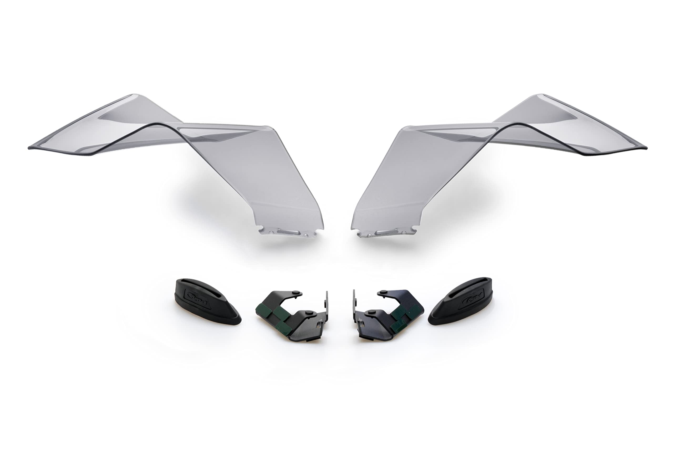 Puig Side Downforce Wings | Light Smoke | Yamaha YZF-R1 2020>Current