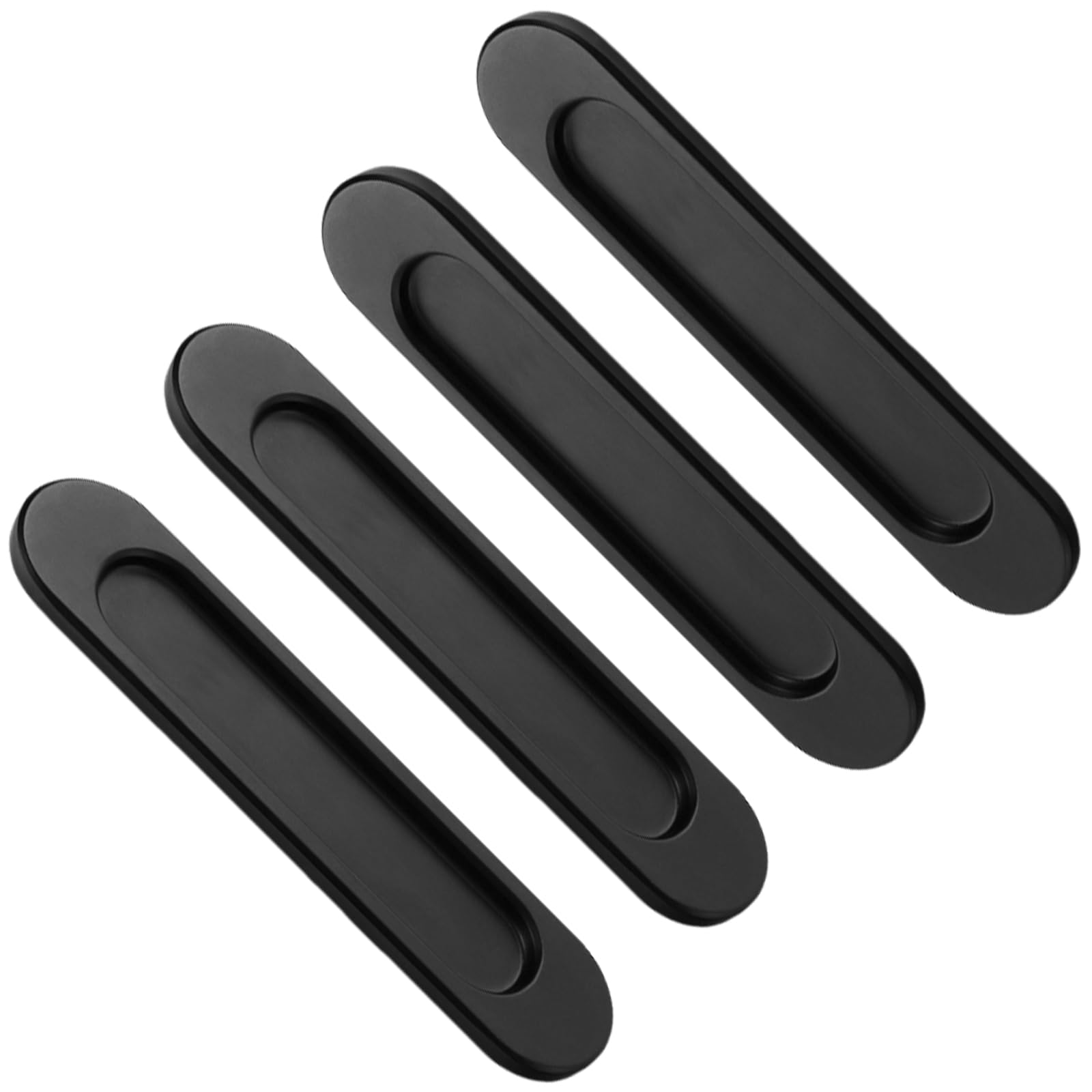 Door Handles Ovals Door Handles Auxiliary Cabinets Drawer for Wardrobes Foldable Ovals Recessed Cabinets Pull