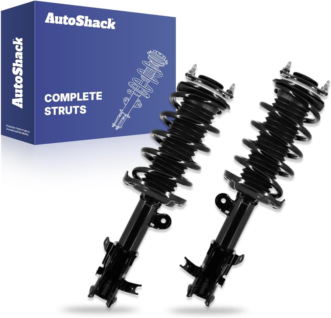 AutoShack Front Complete Strut & Coil Spring Assemblies - Driver and Passenger Side for Acura, ILX 2016-2022, FWD L4 2.4L