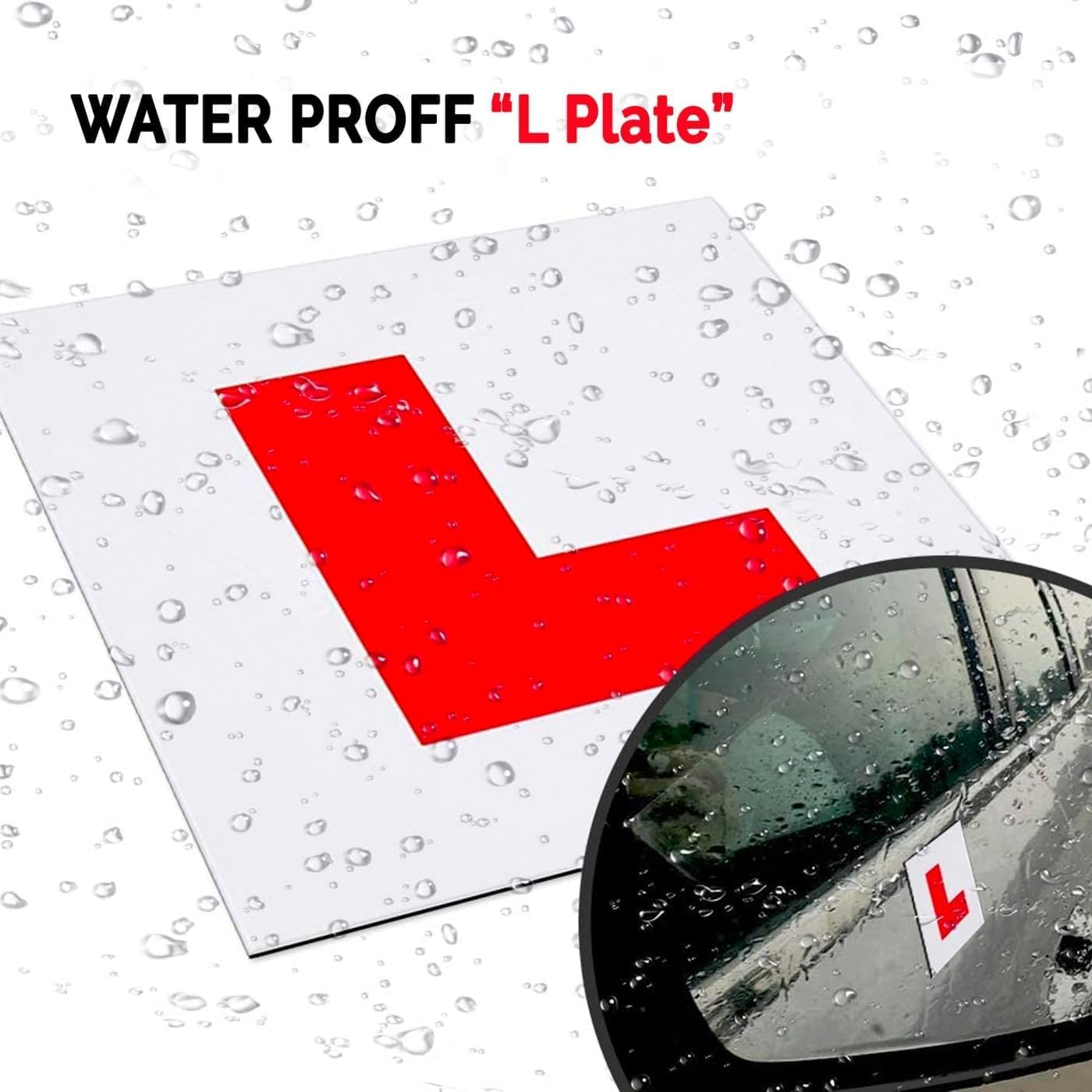 Nova Piastre A L Magnetiche Per Auto – 2 Pezzi – Spesse, Riutilizzabili, Non Graffiano