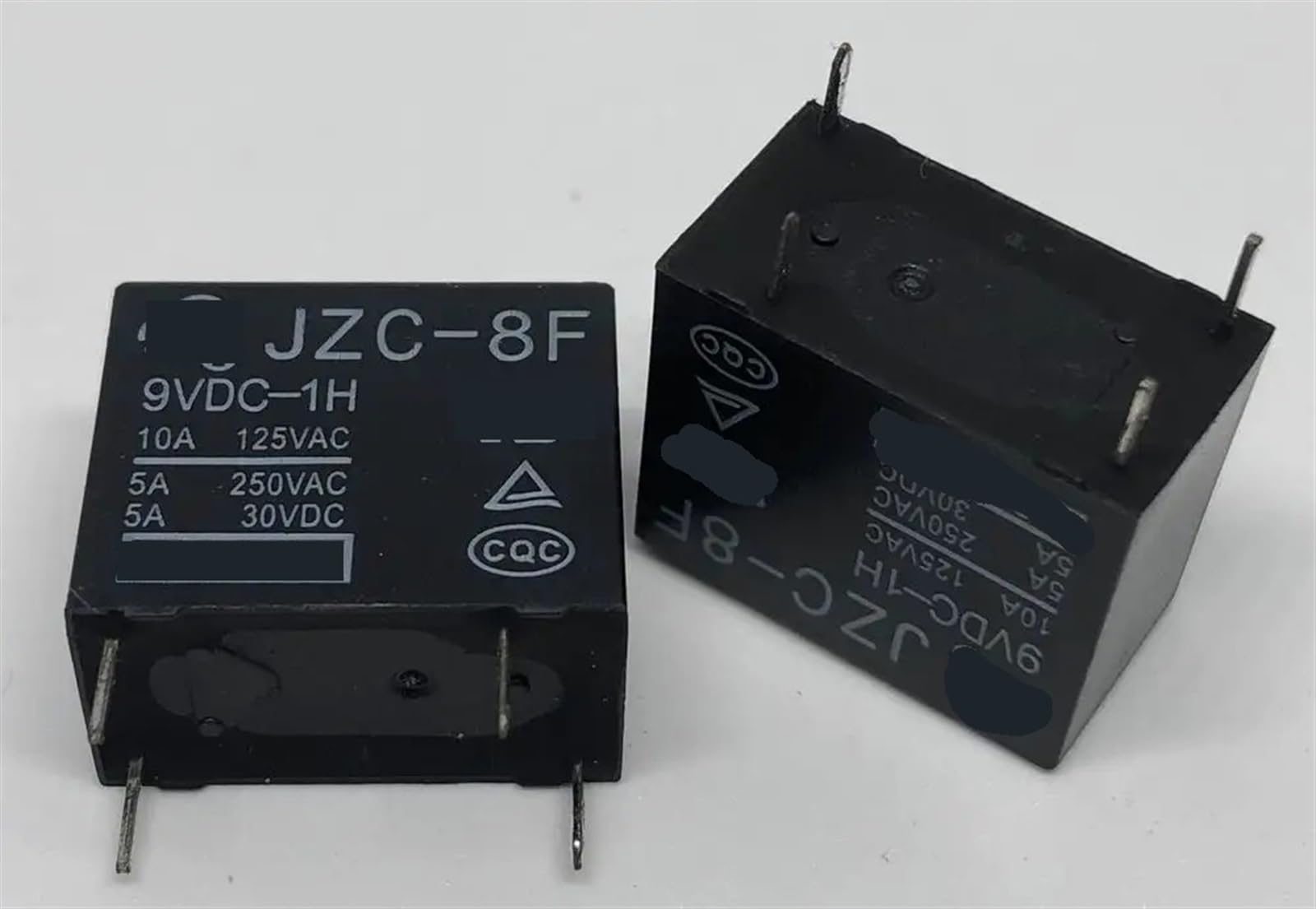 Relé JZC-8F 9VDC-1H de 4 pines componentes electrónicos de conmutación 1 pieza 3