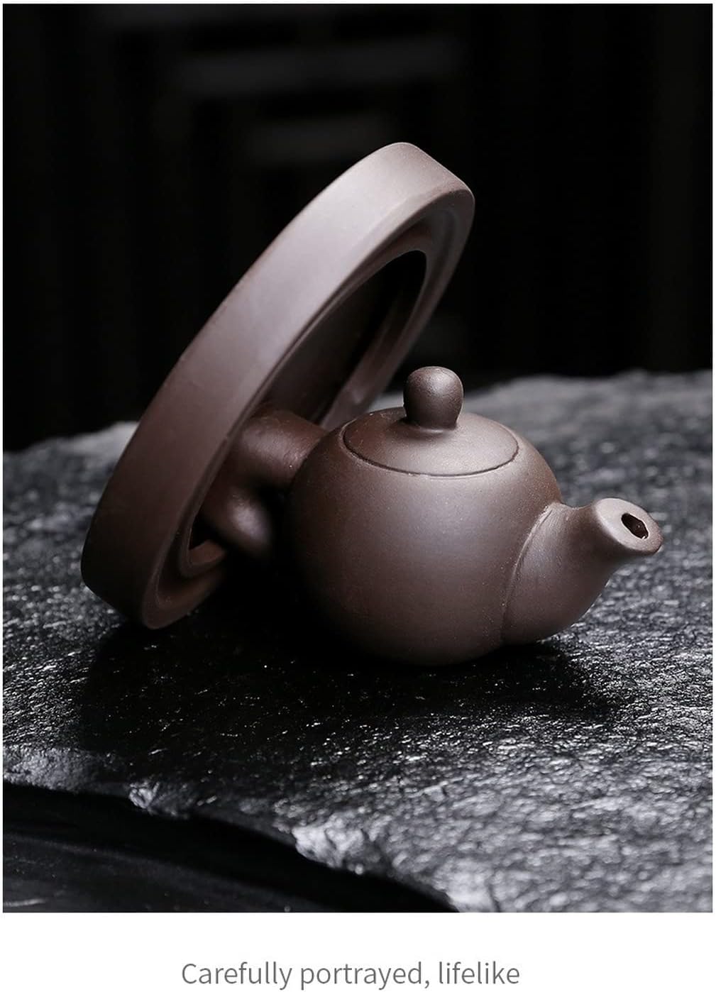 Windproof Cover Backflow Incense Burner Indoor Smoke Waterfall Incense Holder Creative Teapot Incense Burner Home Tea Room Aromatherapy Ornament