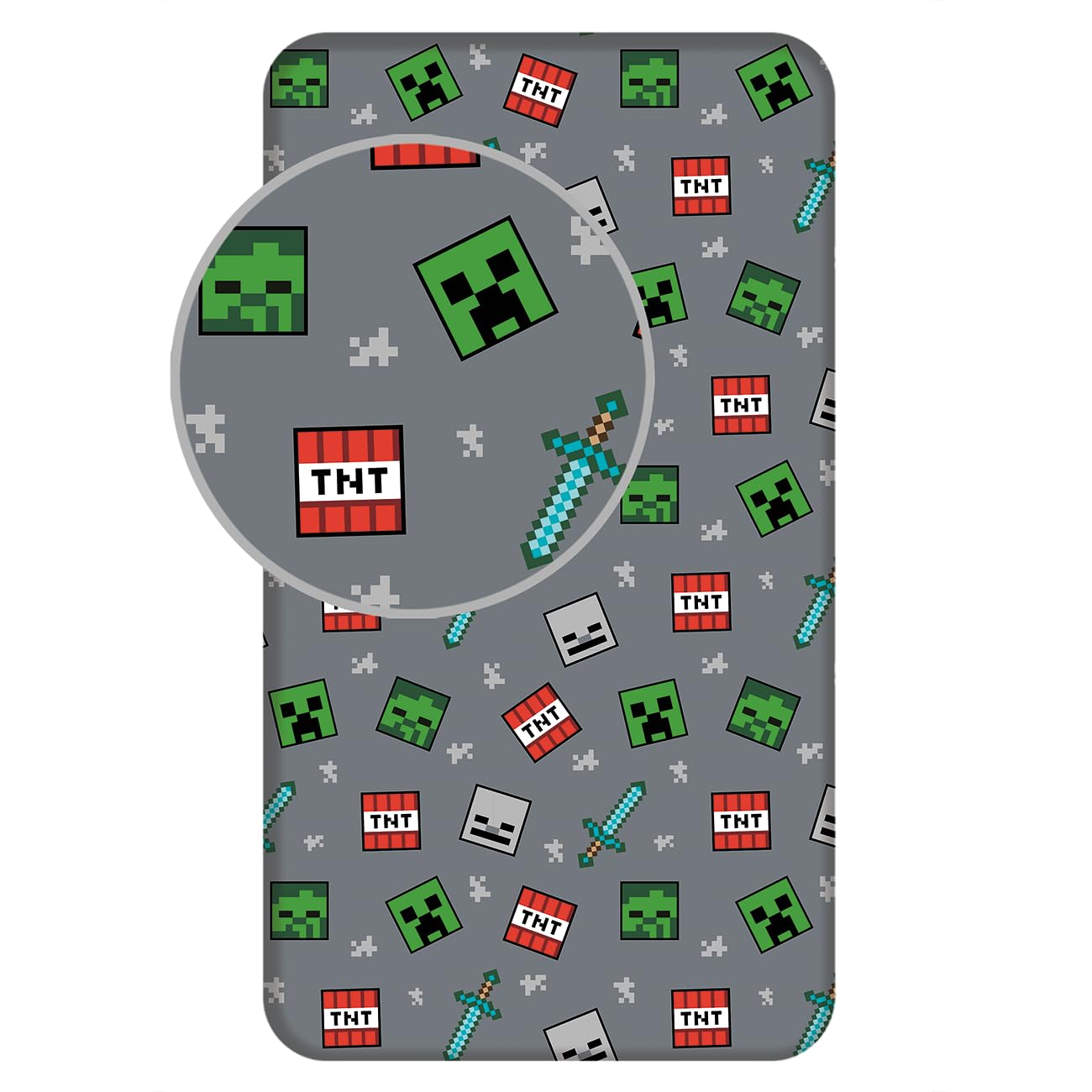 Minecraft We Got This Single Fitted Sheet