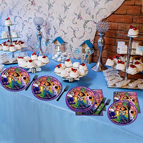 Encanto Birthday Party Supplies Encantos Children’s Party Favors Includes Cups Plates Napkins For Encanto Birthday Baby Shower Decor #TOP3