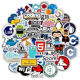  TUHAO Internet Java Sticker Geek Programmer PHP Docker HTML Bitcoin Cloud C++ Programming Language For Laptop Car DIY Stickers 50 Pcs