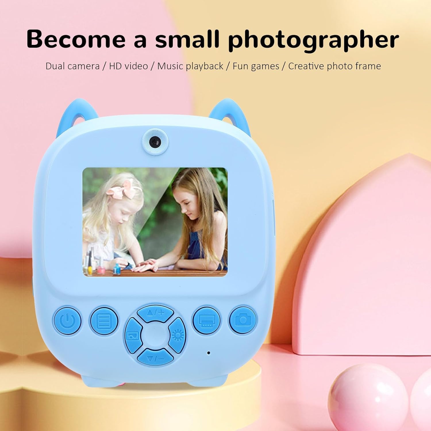 TOYTONIC Thermal Printing Toy for Boys – Fun Photo Printer with Instant B&W Prints, Dual Lens, USB Rechargeable, Filters & Games, Built-in Battery Module (Assorted) - Image 5 thumbnail