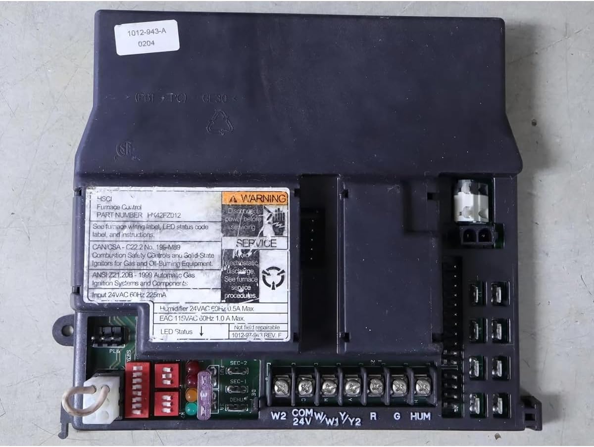 HK42FZ012 Replacement for Carrier Bryant Payne HSCI Furnace Control Circuit Board 1012-943-A