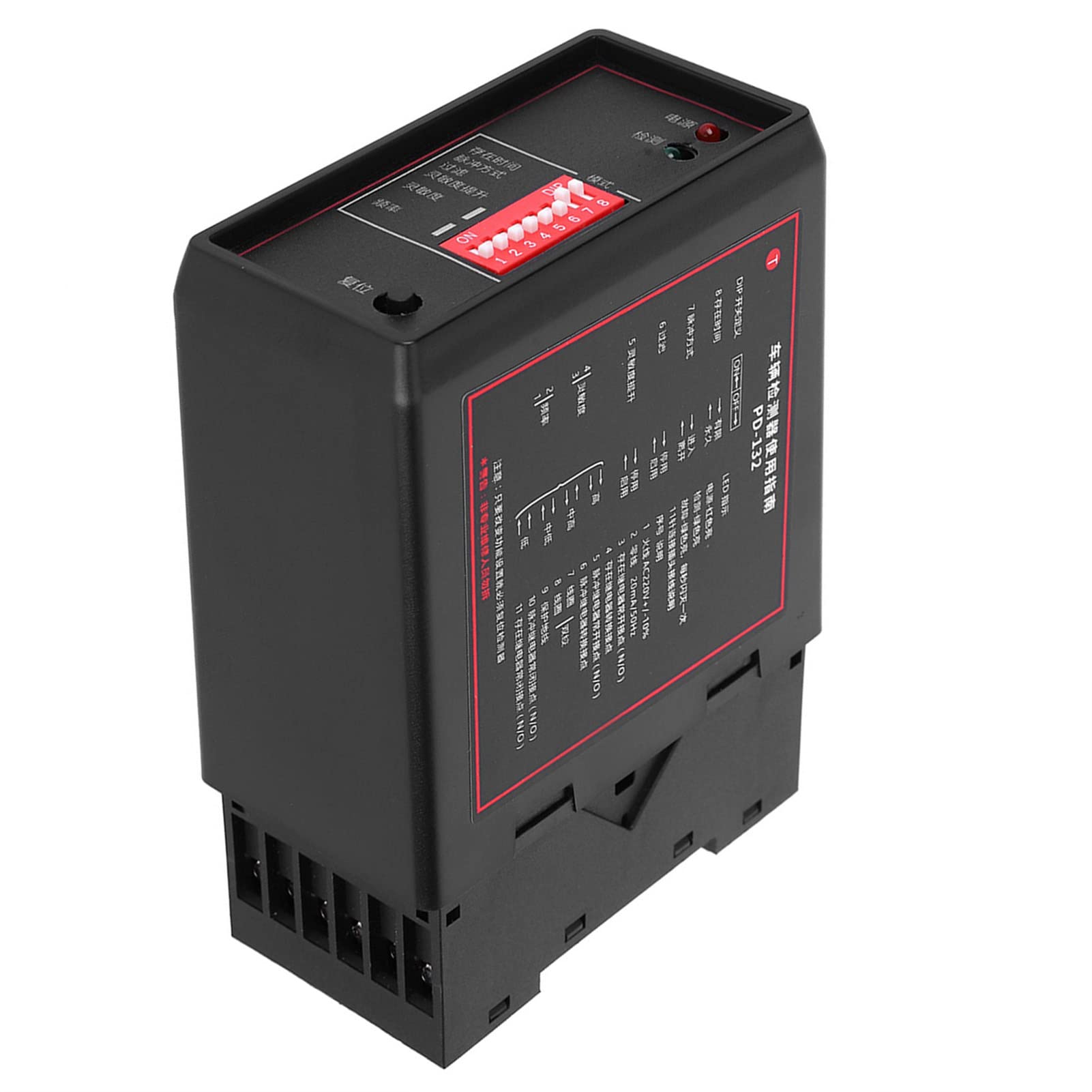 Detector Inductivo del Lazo del Vehículo del Solo Canal PD132 para el Control de Tráfico del Estacionamiento del Coche