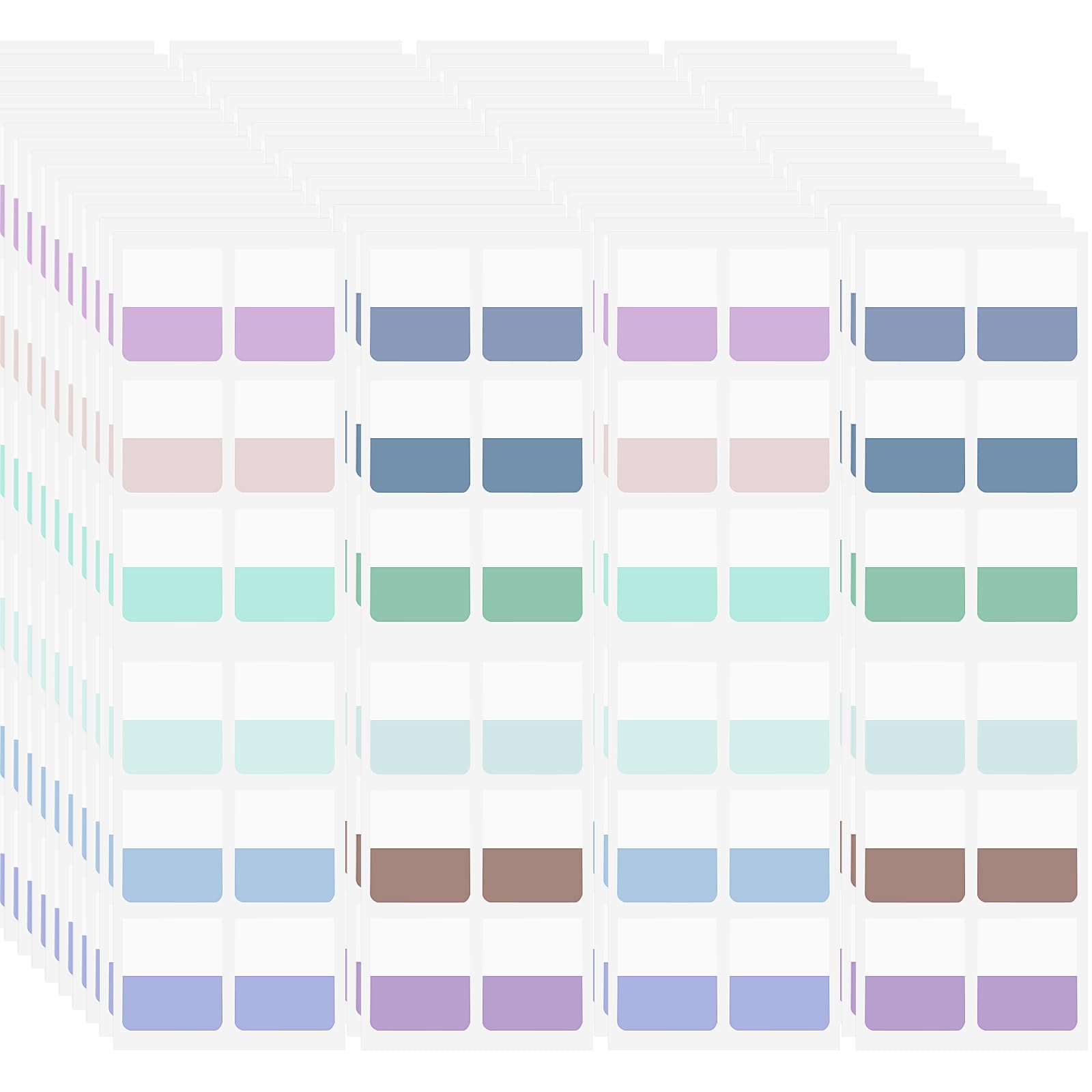 240 Pcs Sticky Index Tabs, Colored Book Sticky Tabs For Notebooks, Repositionable Page Tabs For Notebooks File Classification,12 Colors (1.8×1 Inch