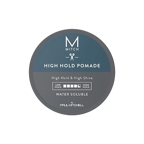 MITCH by Paul Mitchell High Hold Pomade, High Hold + High Shine, For All Hair Types