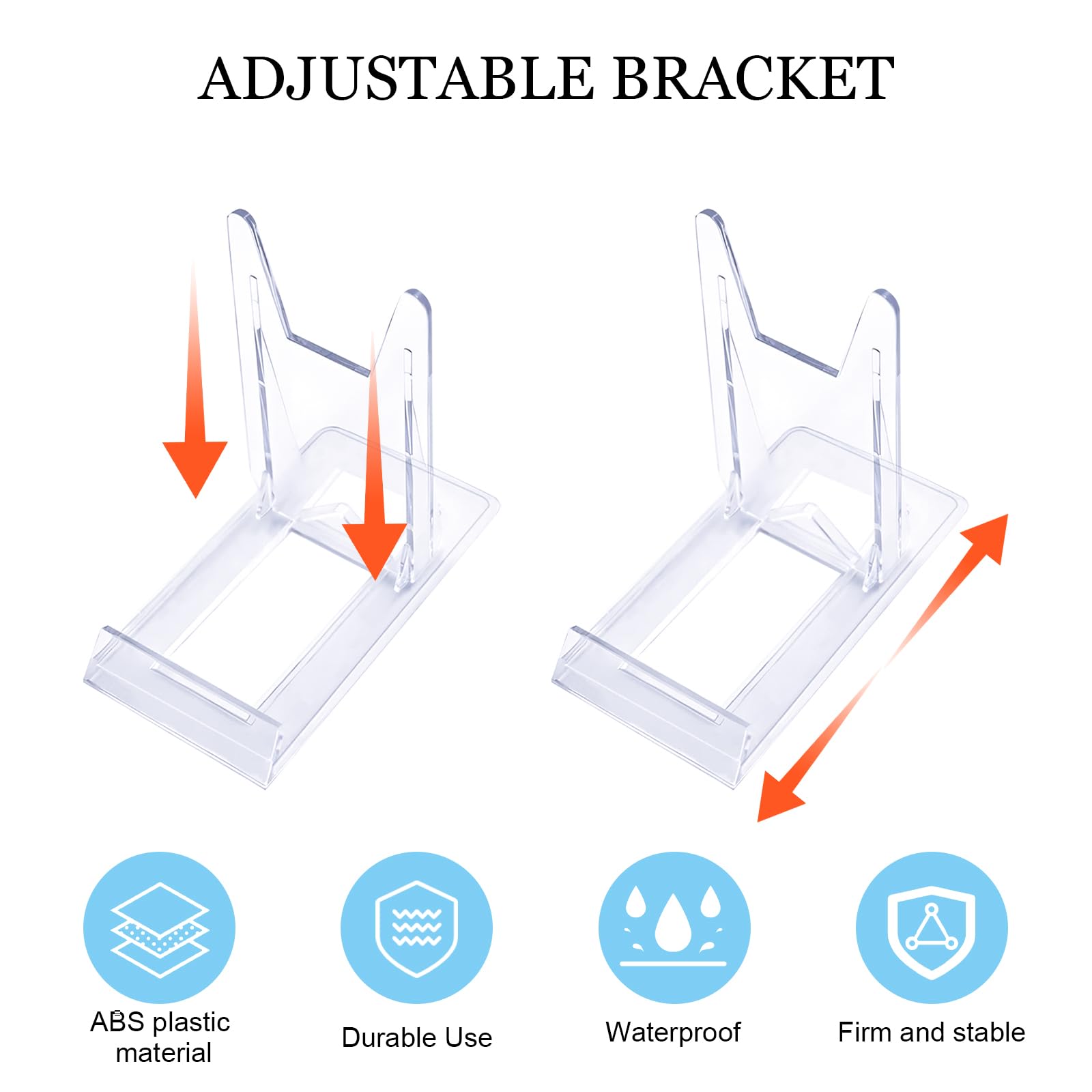 Amazon.co.jp: 12 個 プラスチックプレートスタンド 皿立 写真