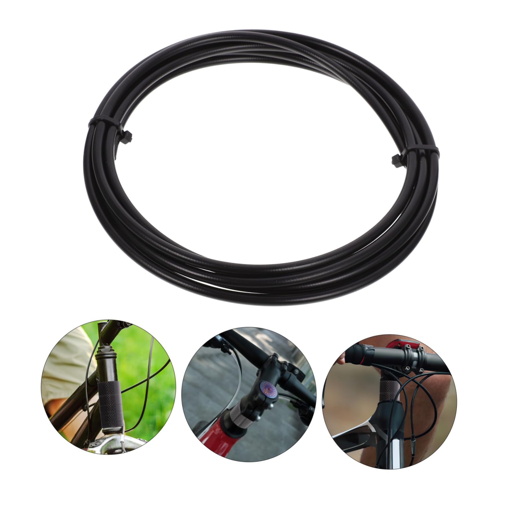 INOOMP Brake Hose Tube Extended Hydraulic Brake Line for Road Mountain User-friendly Installation Materials for Enhanced Performance and Safety