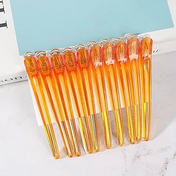 Amazon.co.jp: ダッカール 10本入り クリップ 美容師 ヘア