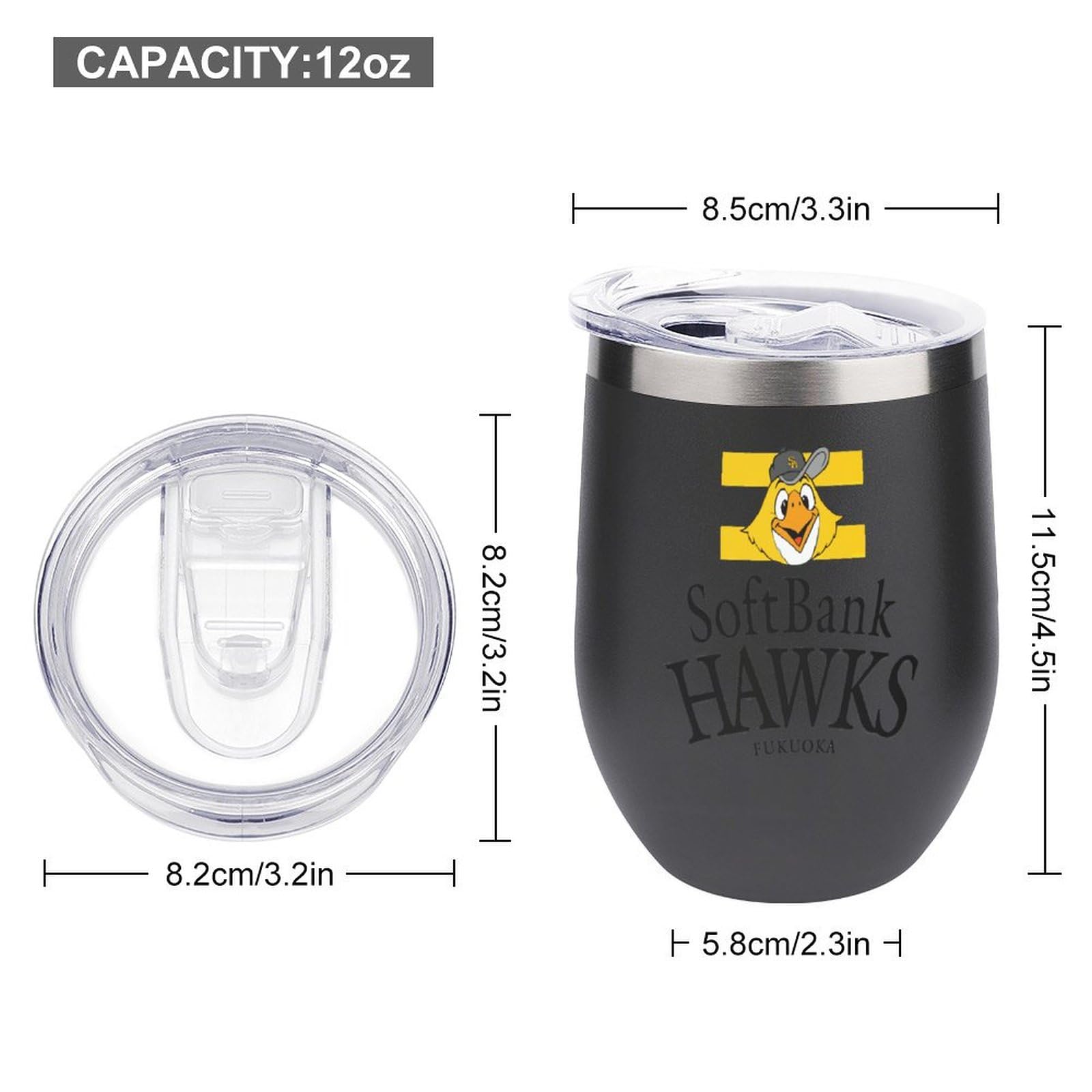 Amazon | 福岡ソフトバンクホークス ワインタンブラー 350ml