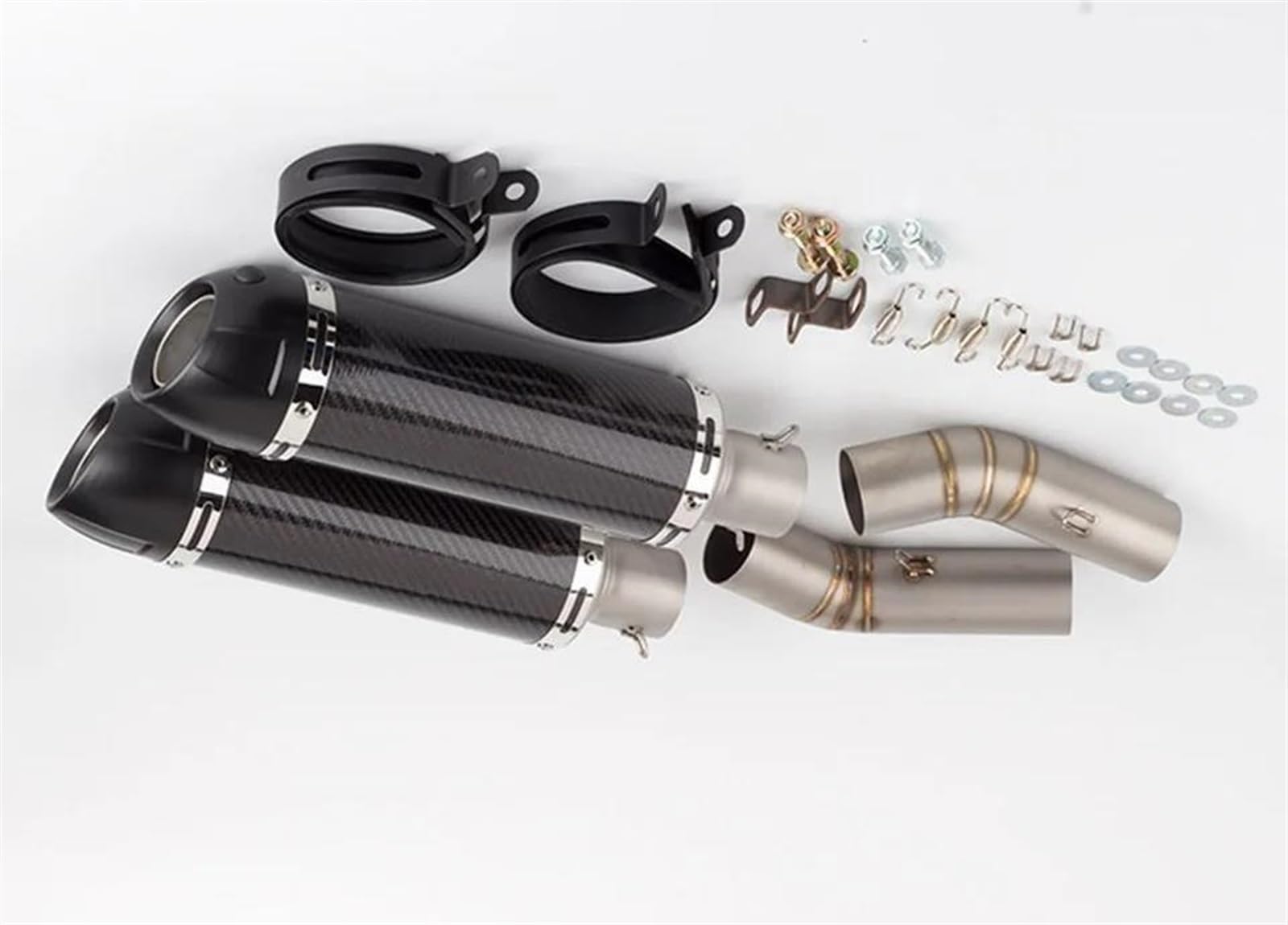 Sportowy modny design motocykl tłumik wydechowy pełny system poślizgu na środkowej rurze link wydechowy do Ducati 848 EVO 1098 1198 S/R 848 tłumik