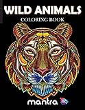 Wild Animals Coloring Book: Coloring Book for Adults: Beautiful Designs for Stress Relief, Creativity, and Relaxation