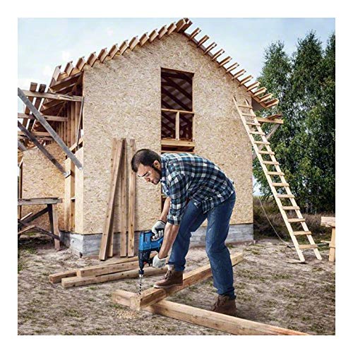 Bosch Professional 18V System Akku Bohrhammer GBH 18V-21 (max. Schlagenergie 2 J, inkl. 2x GBA 18V 4.0Ah Akku, Schnellladegerät GAL 18V-40… – Ansicht 4