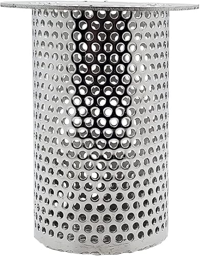 Miniatura 3 de Colador de drenaje comercial (1, 3 pulgadas de diámetro x 4 pulgadas de alto cilindro)