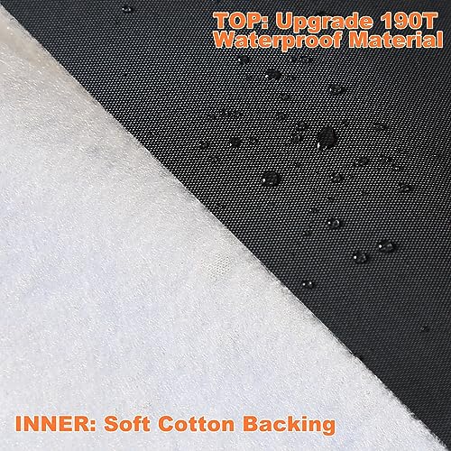 Image of Car Cover Waterproof All Weather, Coverado Soft Cotton Backing Hail Protector Car Cover, Uv Storm Protection Full Exterior Covers with Invisible Mirror Pocket, Universal Fit Sport Car (167 inch-172 inch)
