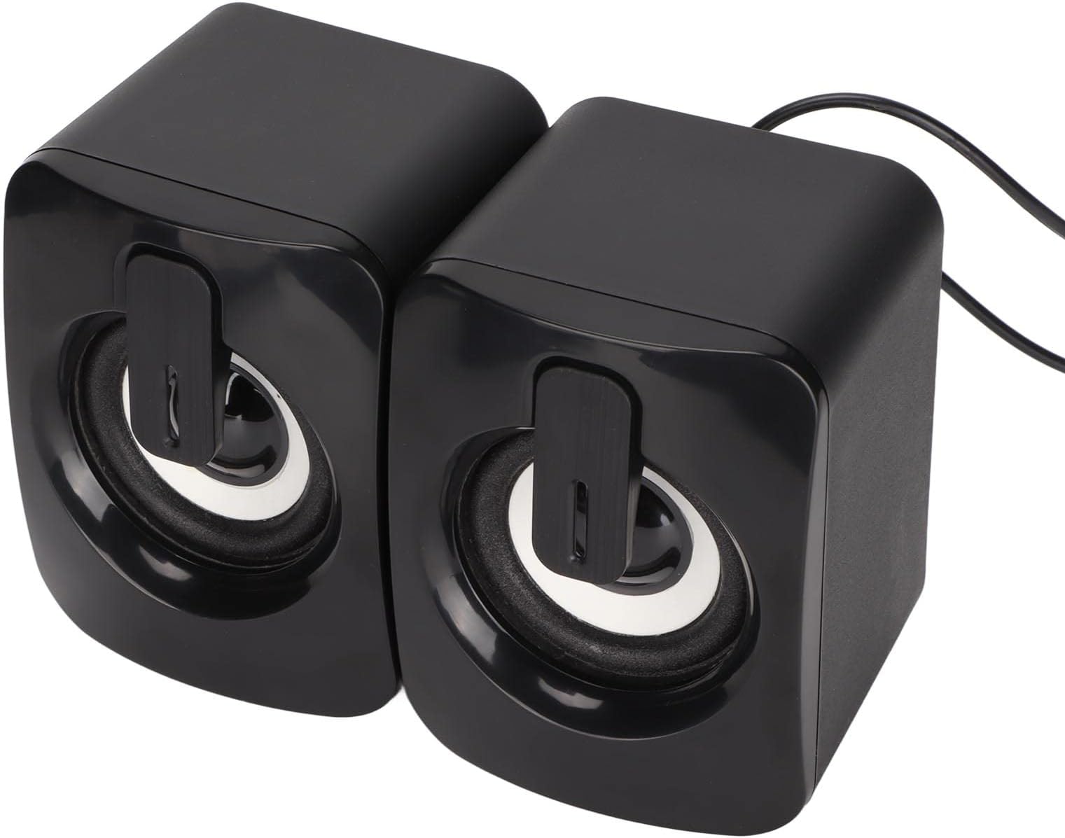 ANGGREK A2 Mini Computer Speaker, ABS Material, Clear Sound with Less Distortion, USB Powered Wired Speaker for Desktop PC and Laptop