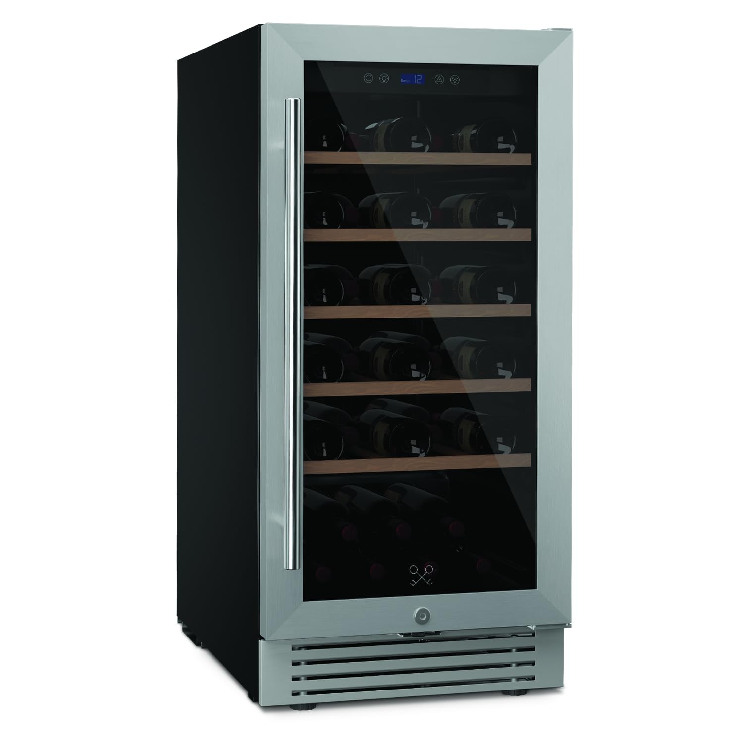 Cantinetta Del Vino Les Petits Champs Da 32 Bottiglie - Temperatura Regolabile 5-20°C, Vetro UV, 82L - Foto 5