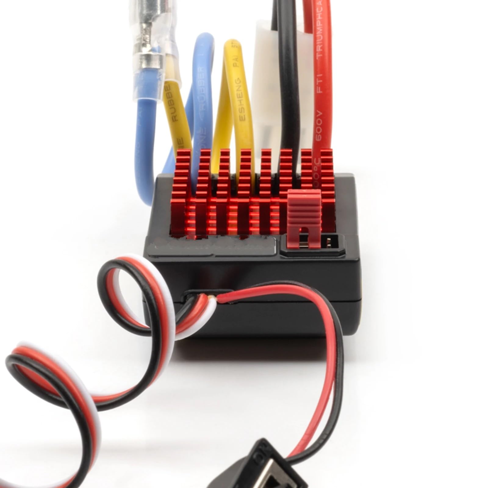 Per 1/10 1/12 1/16 60A 320A Spazzolato ESC Regolatore Di Velocità Impermeabile RC Crawler Auto Modificata Sostituzione Off Road Veicoli ESC RC