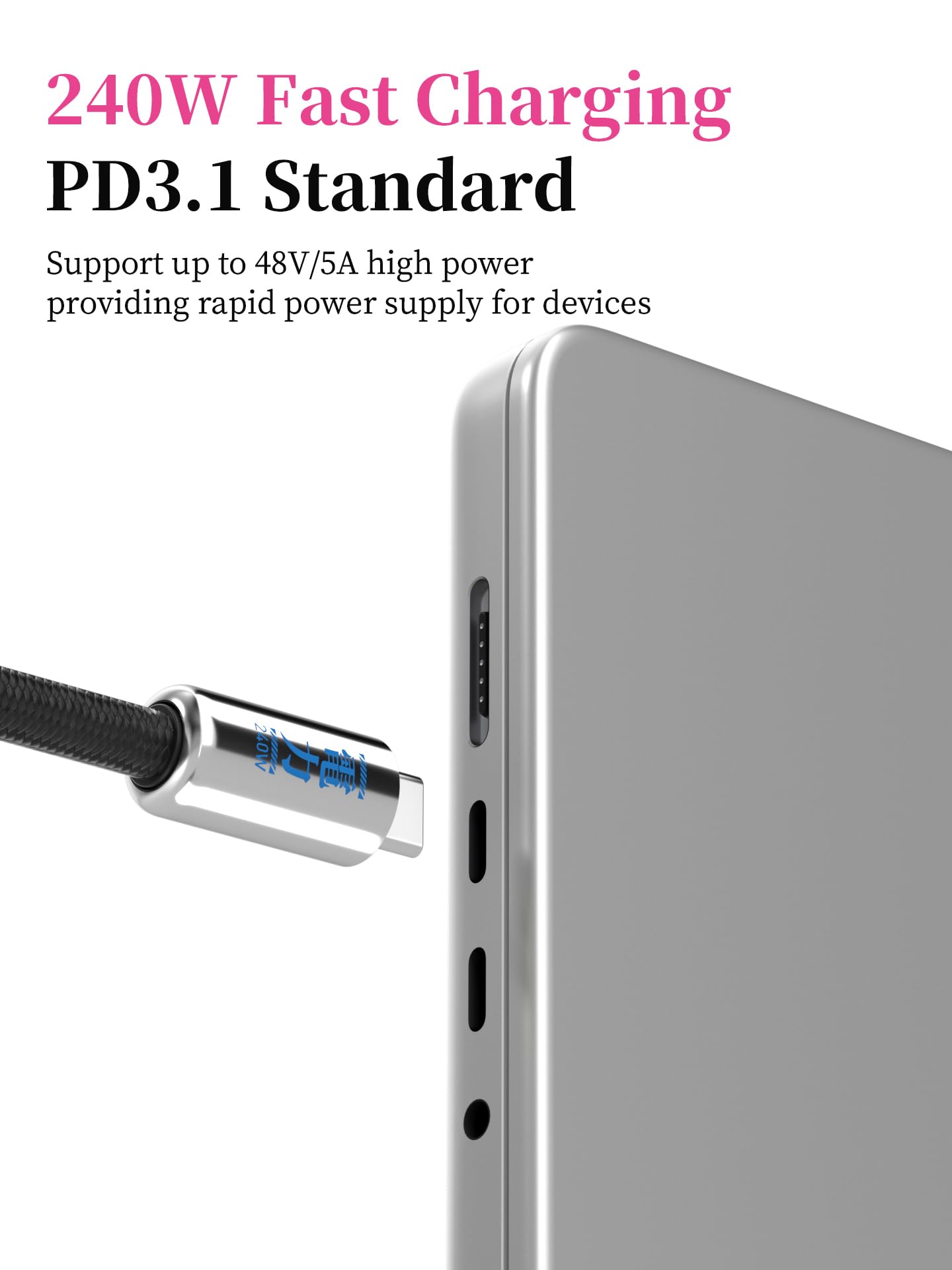 Hagibis USB C Lanyard Cable - Fast Charging -3