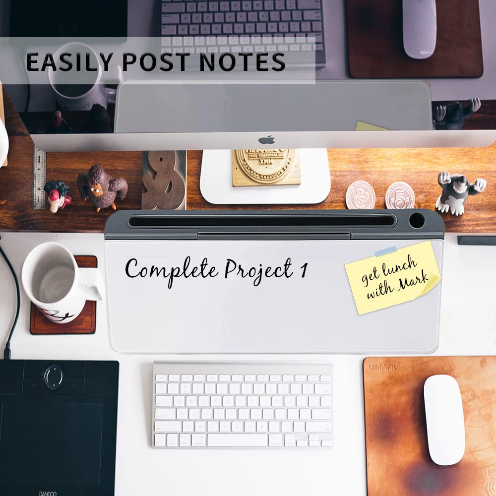 Buy Small Desktop Glass Desktop Computer Pad Whiteboard Dry Erase Board