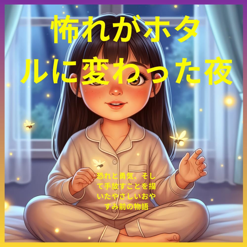 怖れがホタルに変わった夜: 恐れと勇気、そして手放すことを描いたやさしいおやすみ前の物語