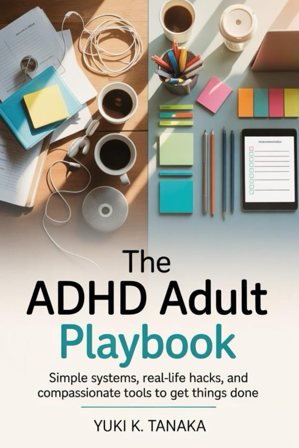 THE ADHD ADULT PLAYBOOK: Simple Systems, Real-Life Hacks, and Compassionate Tools to Get Things Done